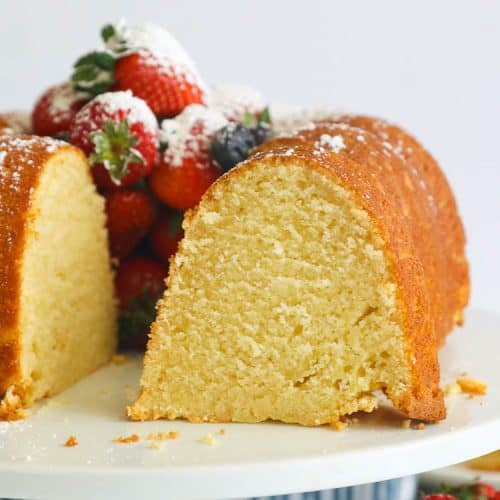 Sour Cream Pound Cake (Plus VIDEO) - Immaculate Bites