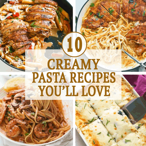 10 Creamy Pasta Recipes You'll Love - Immaculate Bites