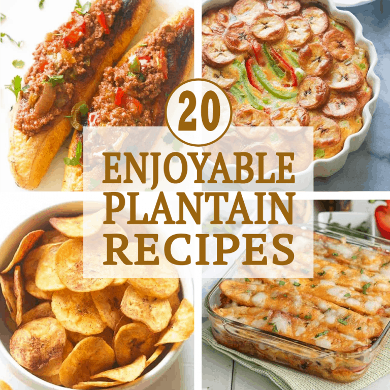 20 Enjoyable Plantain Recipes Immaculate Bites   20 Enjoyable Plantain Recipes 768x768 