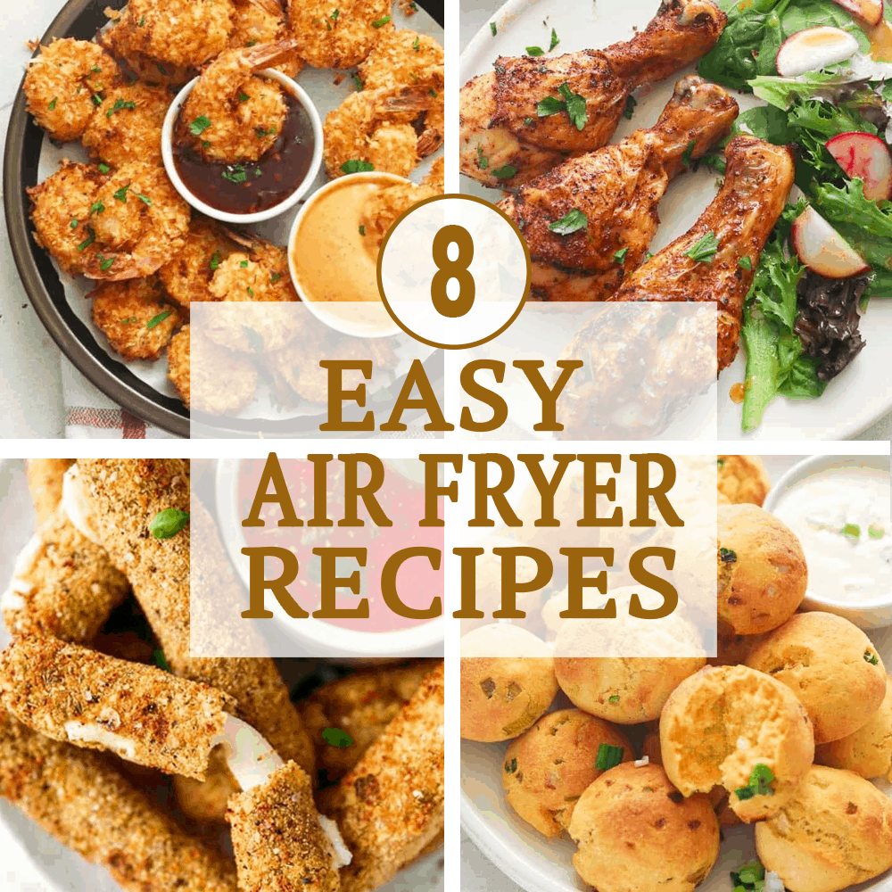 8 Easy Air Fryer Recipes - Immaculate Bites
