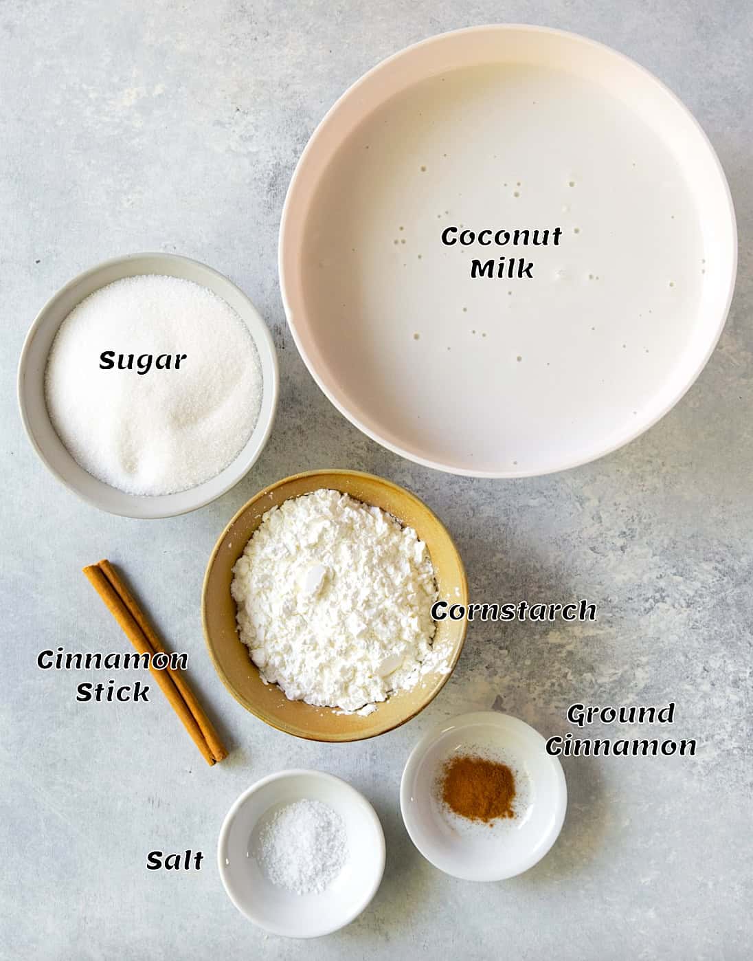 What you need to make coconut pudding