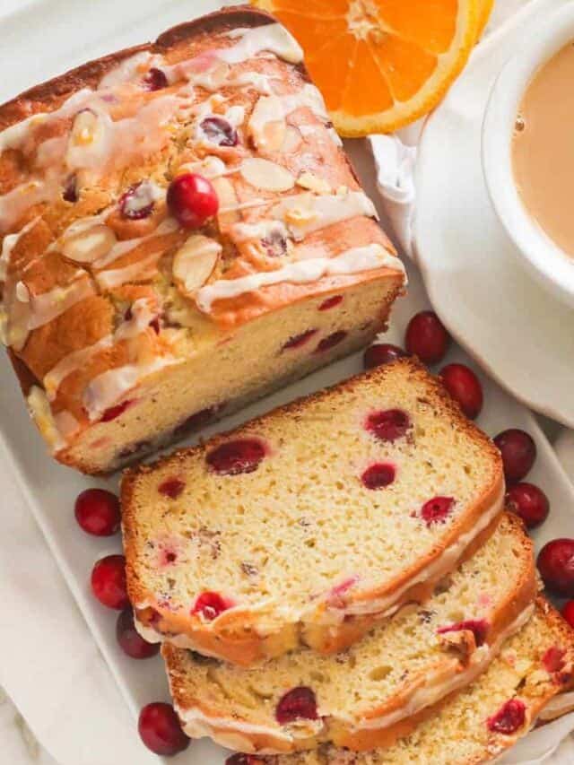 Cranberry orange quick bread in an hour or less holiday treats ...