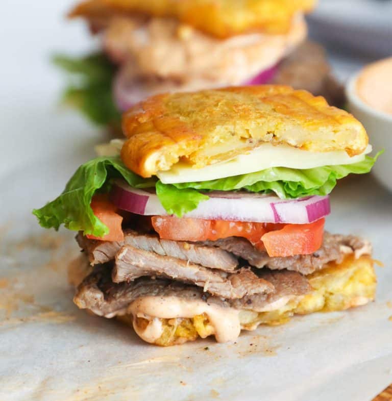 Jibarito Plantain and Steak Sandwich (Plus Video) - Immaculate Bites