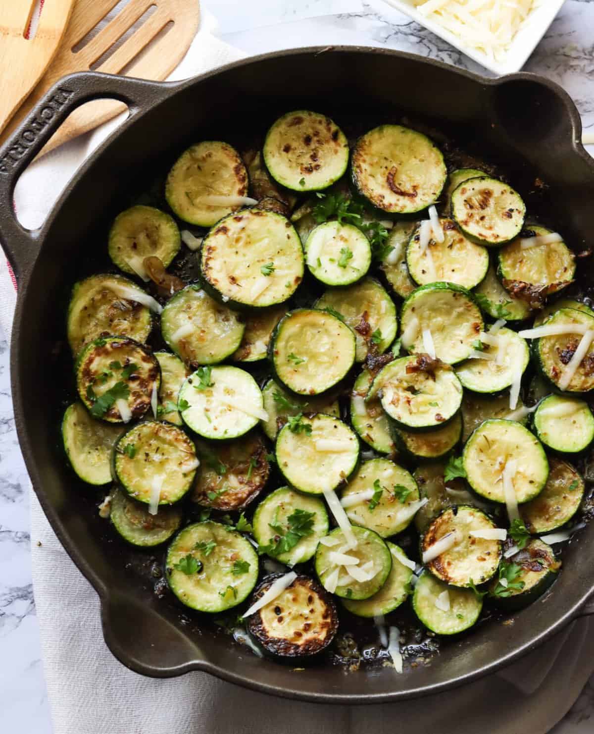 Sauteed Zucchini - Immaculate Bites