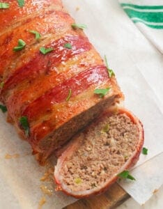 Bacon-Wrapped Meatloaf