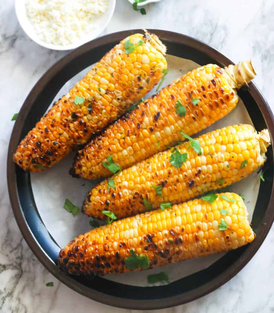 Grilled Corn on the Cob - Immaculate Bites