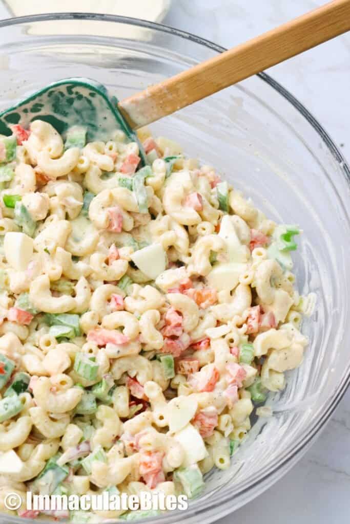 Macaroni Salad Recipe - Immaculate Bites