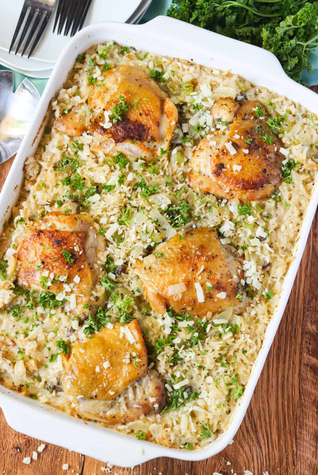 Chicken and Rice Casserole - Immaculate Bites