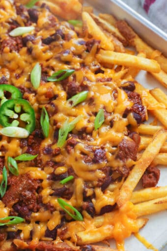 Chili Cheese Fries - Immaculate Bites