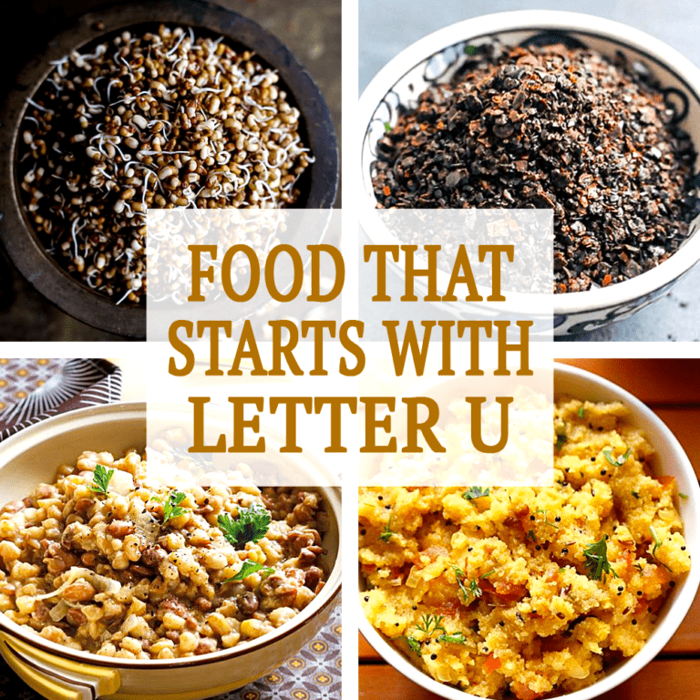 Foods That Start With A Letter U