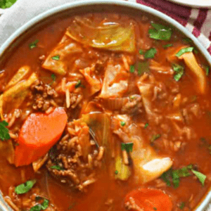 Scrumptious Stuffed Cabbage Roll Soup