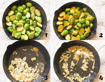 Creamy Brussels Sprouts - Immaculate Bites