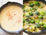 Creamy Brussels Sprouts - Immaculate Bites