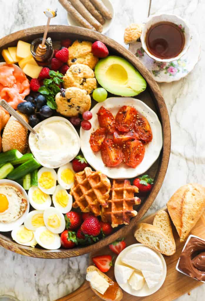 Breakfast Charcuterie Board Ideas - Immaculate Bites