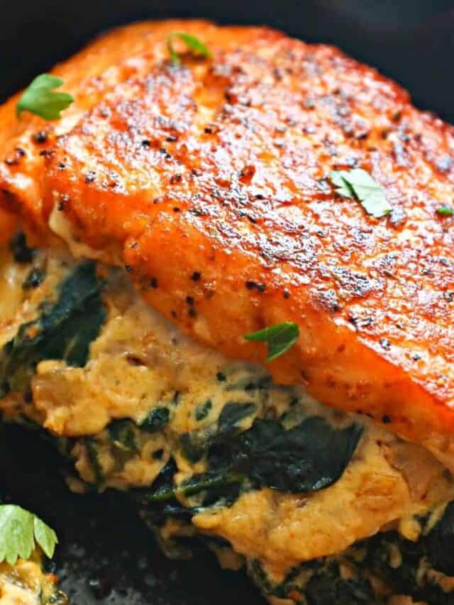 Stuffed Salmon Recipes With Spinach Impress Your Dinner Guests Immaculate Bites 3730