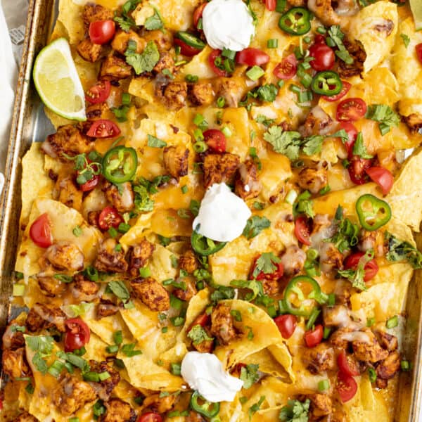 Chicken Nachos - Immaculate Bites