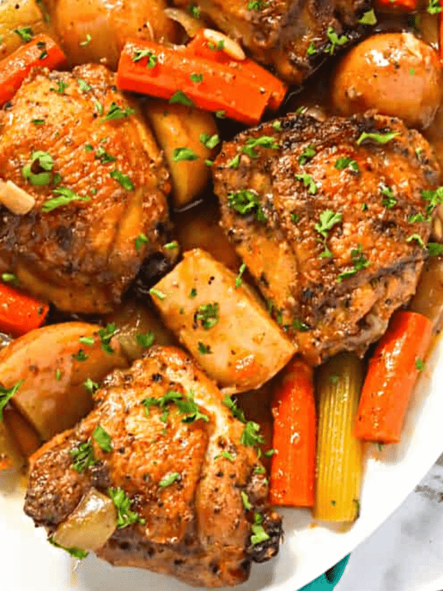 Slow Cooker Chicken Thighs - deliciously simple, flavor-packed ...