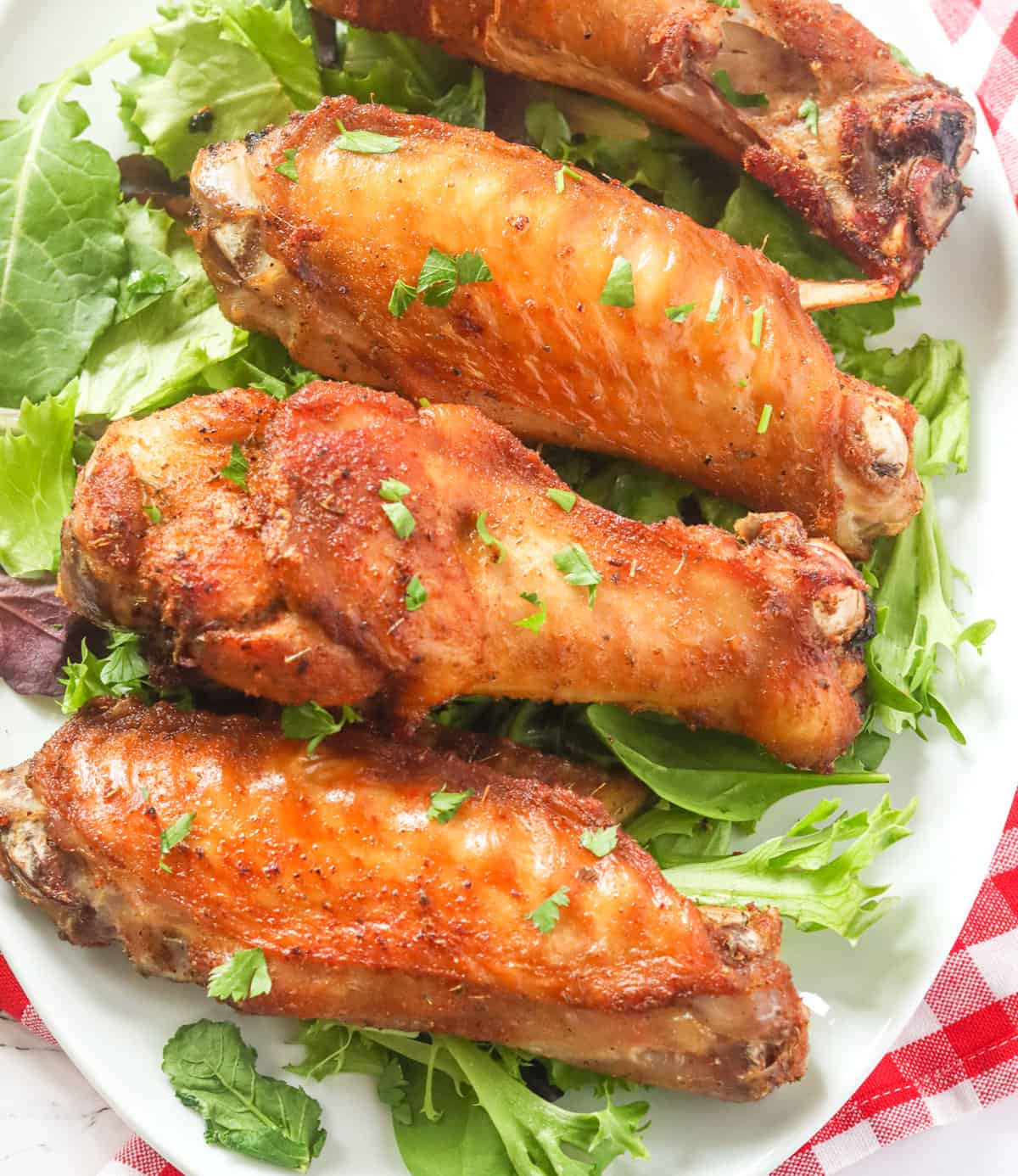 Smoked Turkey Wings - Delicious Little Bites