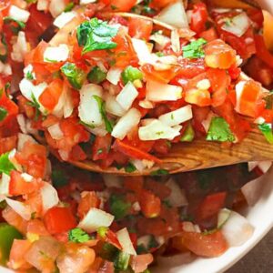 Pico de Gallo 10 Minutes Mexican cuisine with perfect topping