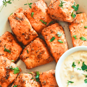 11-Minutes Salmon Bites Easy Seafood Recipe