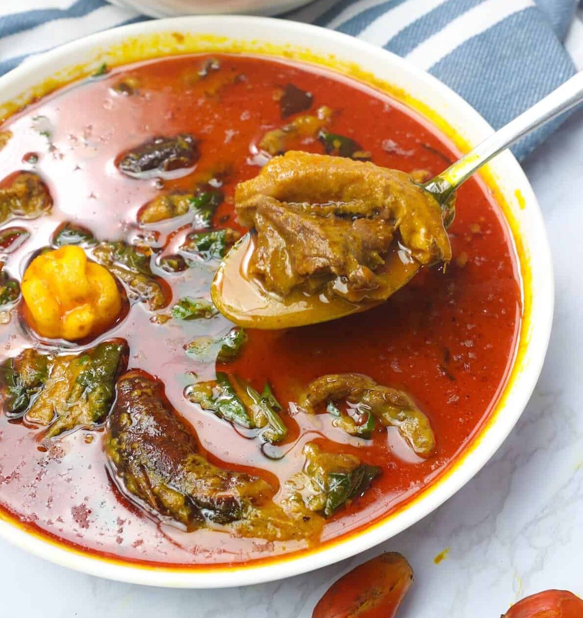 Palm Nut Soup (Banga) - Immaculate Bites