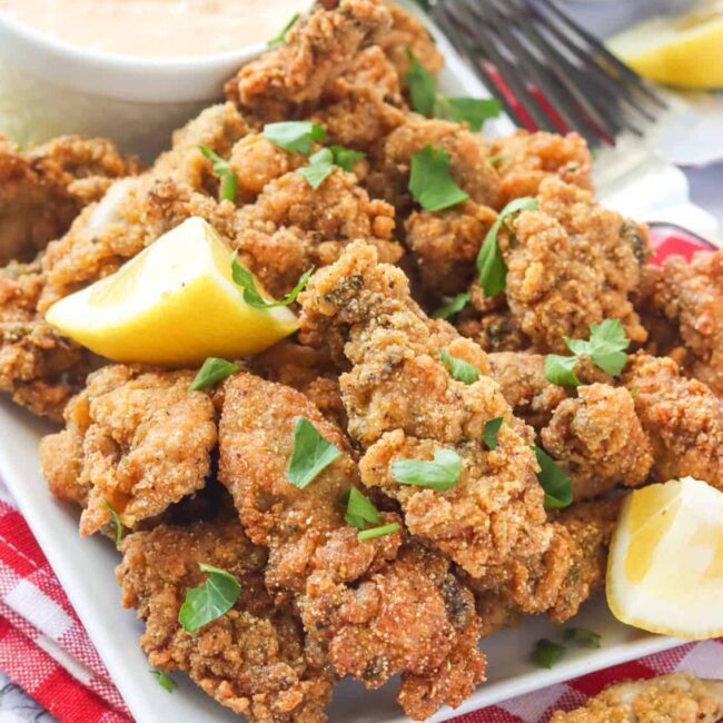 Fried Oysters - Immaculate Bites