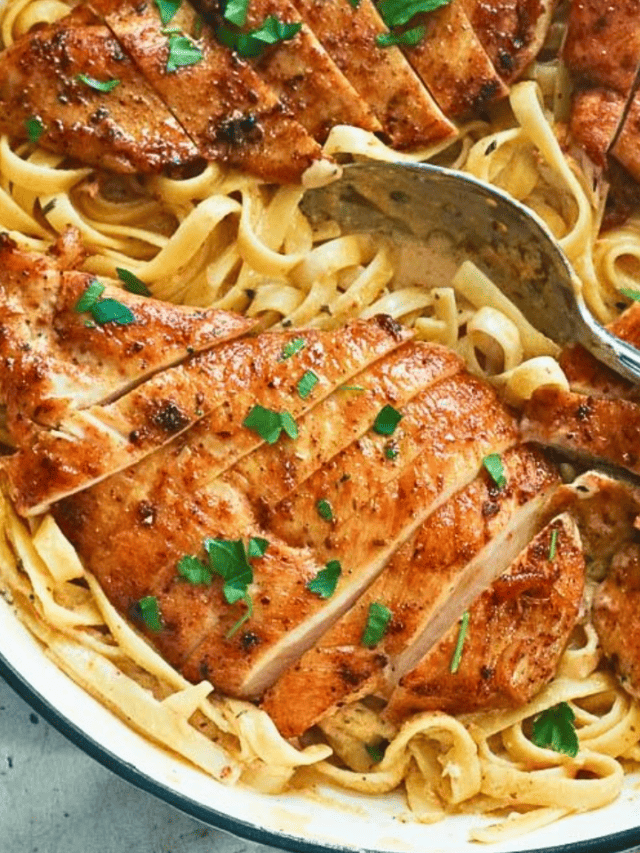 Chicken Alfredo Cajun Creamy Spicy Easy One Pot Recipe Immaculate Bites