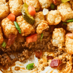 Cheeseburger Tater Tot Casserole Easy, One-Pan Meal