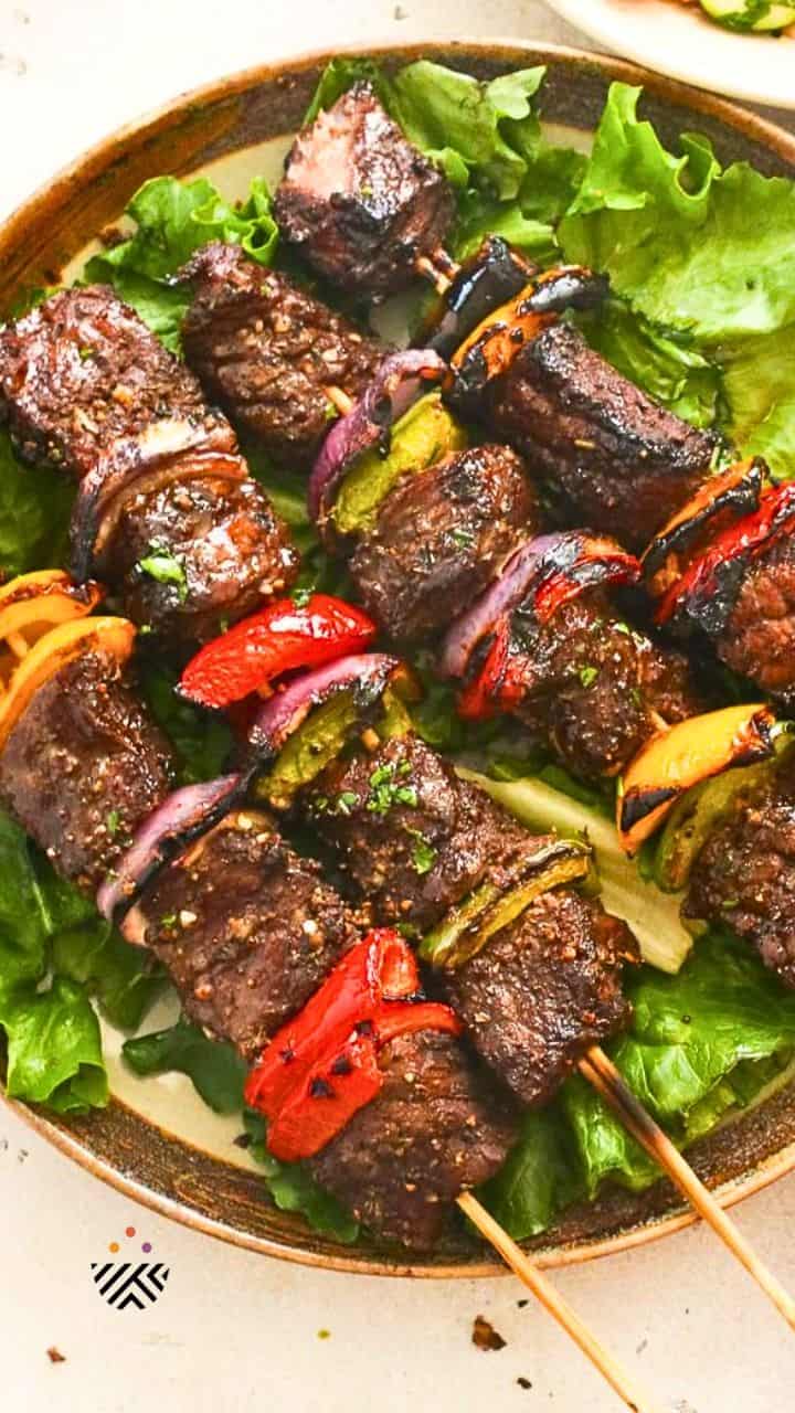 Grilled Beef Skewers Recipe - Kitchen Swagger