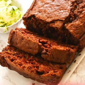 50 Minute Chocolate Zucchini Bread Quick & Easy! (1)