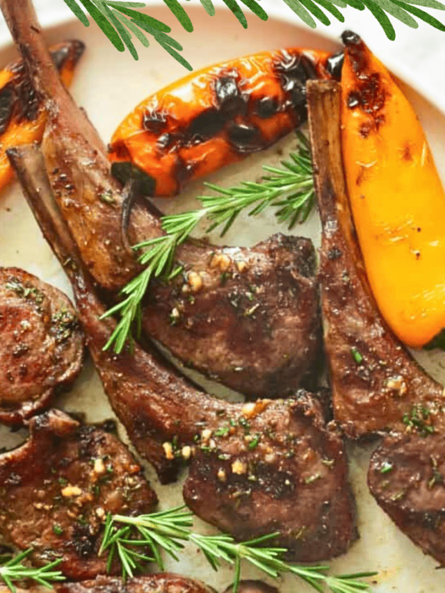 Garlic & Rosemary Grilled Lamb Chops - Delish D'Lites