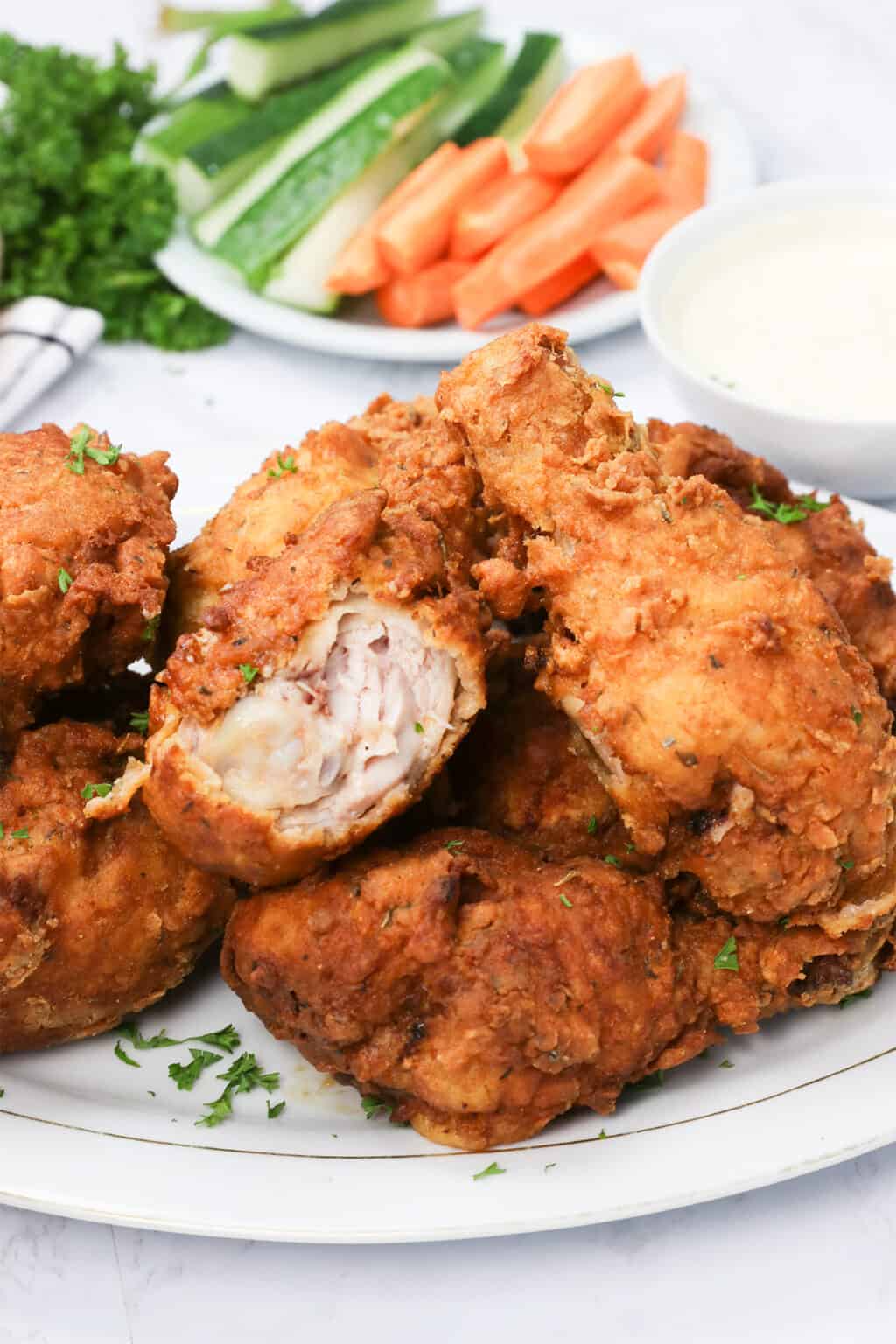 Deep Fried Chicken Legs - Immaculate Bites