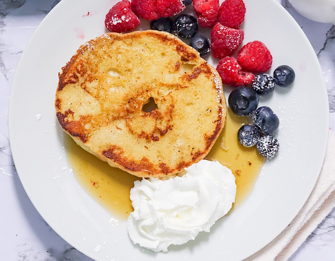 French Toast Bagels - Immaculate Bites