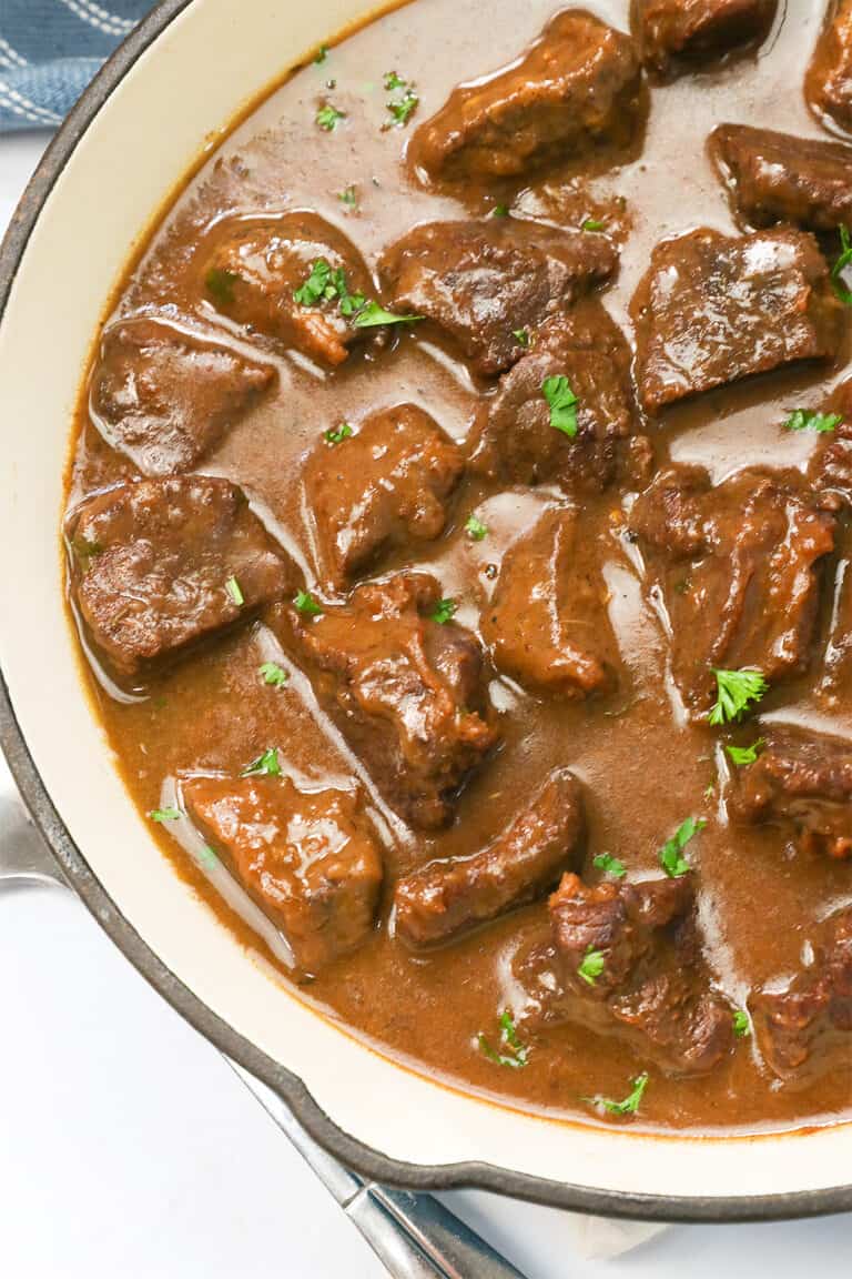 Beef Tips And Rice Recipe - Immaculate Bites