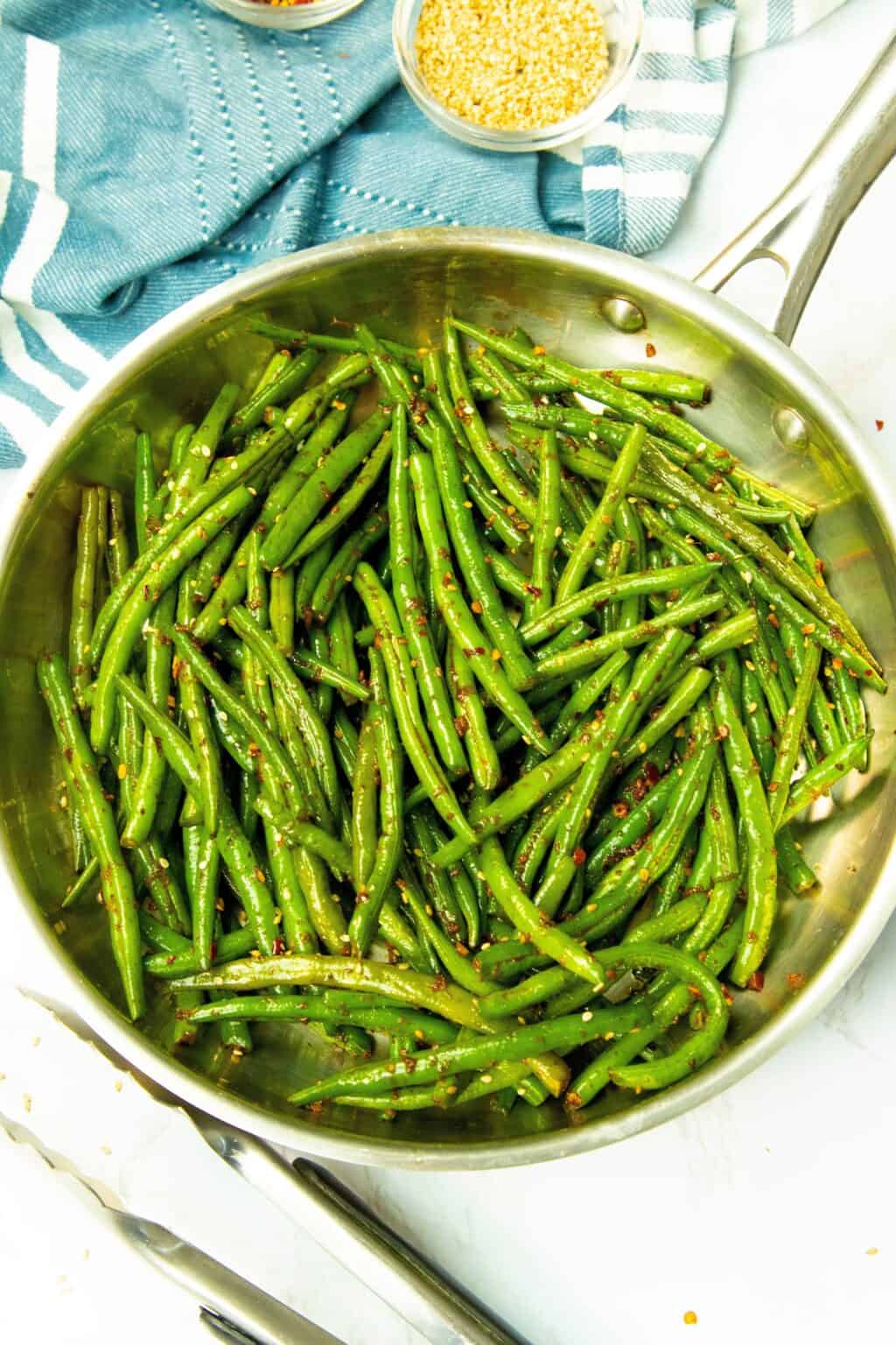 Spicy Green Beans - Immaculate Bites