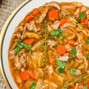 Hearty Chicken Cabbage Soup Soul-Comforting and Nourishing!