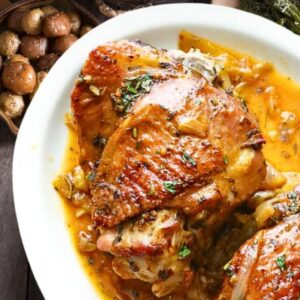 Perfect Herb-Roasted Turkey Thighs