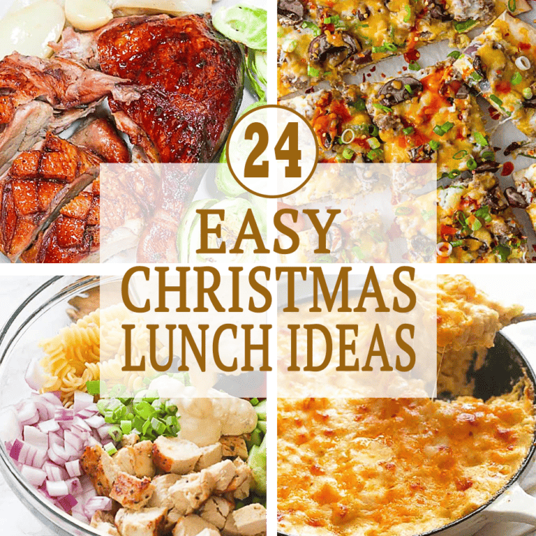 24 Easy Christmas Lunch Ideas - Immaculate Bites