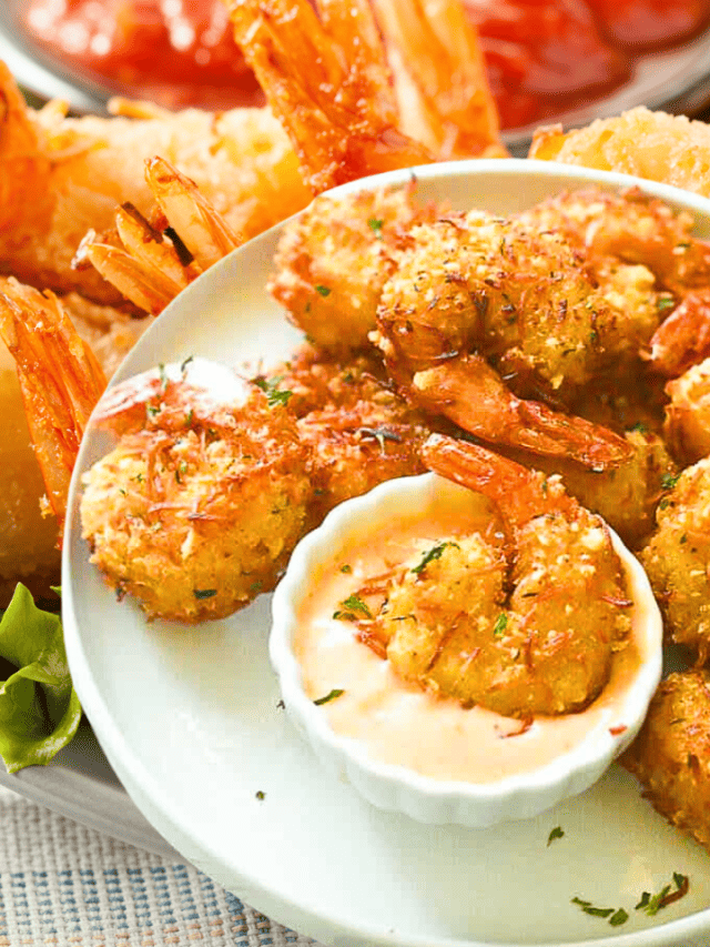 Baked Coconut Shrimp Recipe With Dipping Sauce Immaculate Bites