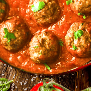 Baked Meatballs - Cheesy, Spicy with Herbs