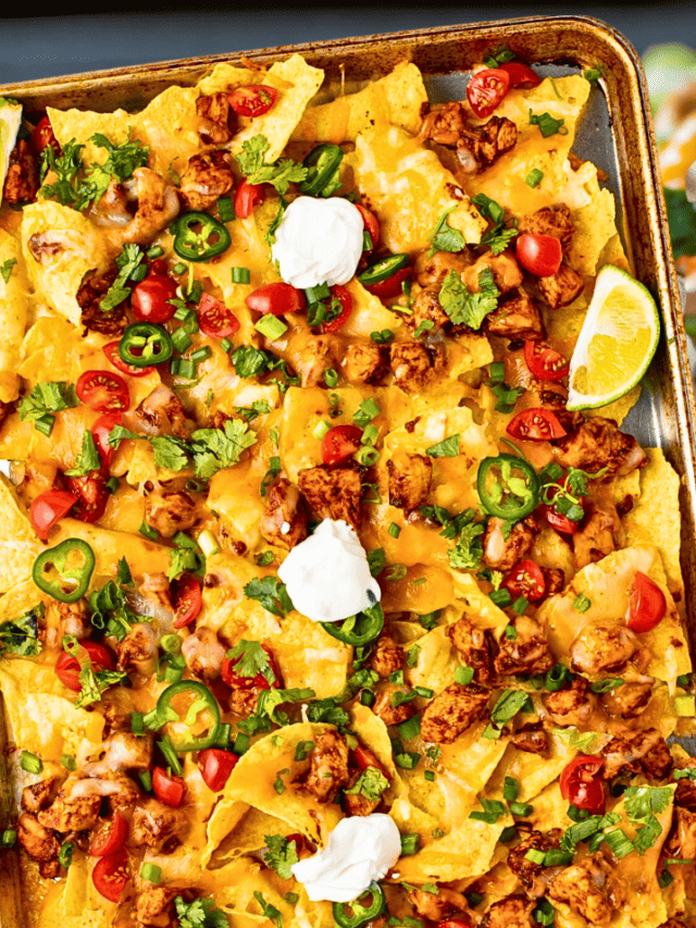 Spicy Chicken Nachos With Melted Cheese Recipe - Immaculate Bites