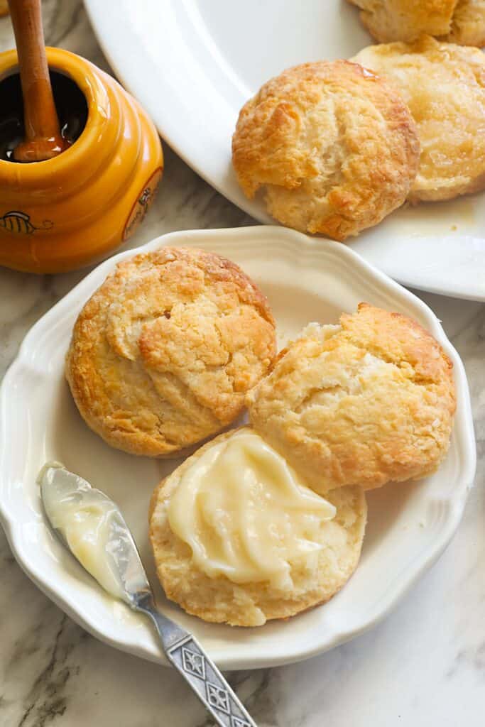 Easy Honey Butter Biscuits - Immaculate Bites