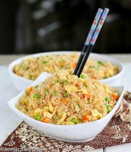 Coconut Fried Rice - Immaculate Bites