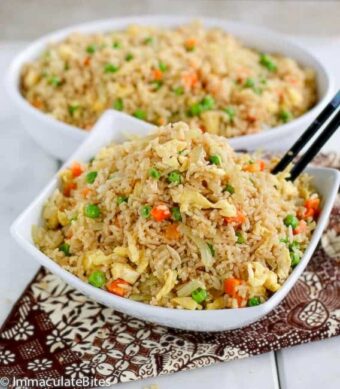 Coconut Fried Rice - Immaculate Bites