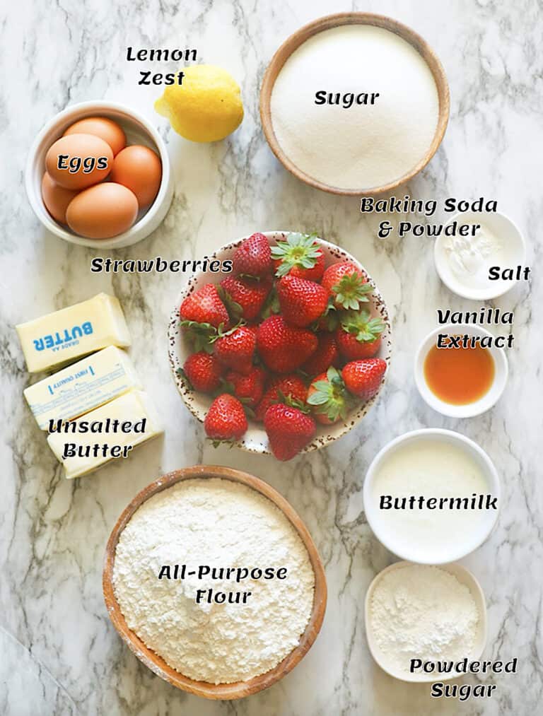 Strawberry Bundt Cake - Immaculate Bites