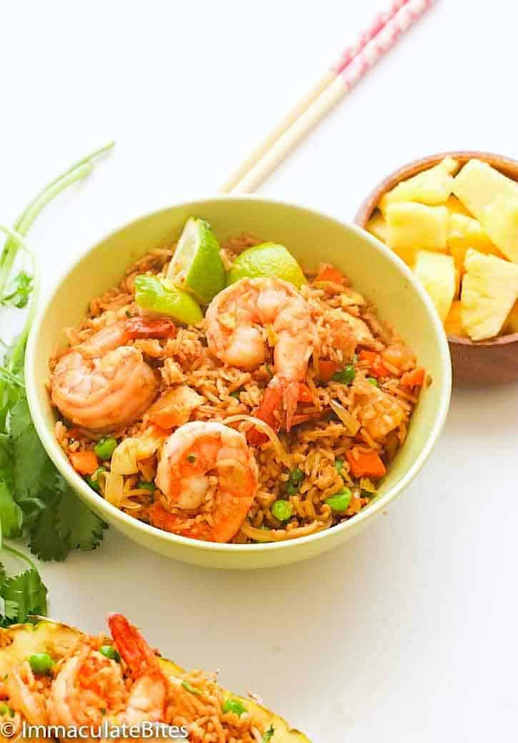 Delicious pineapple fried rice is an easy one-dish meal