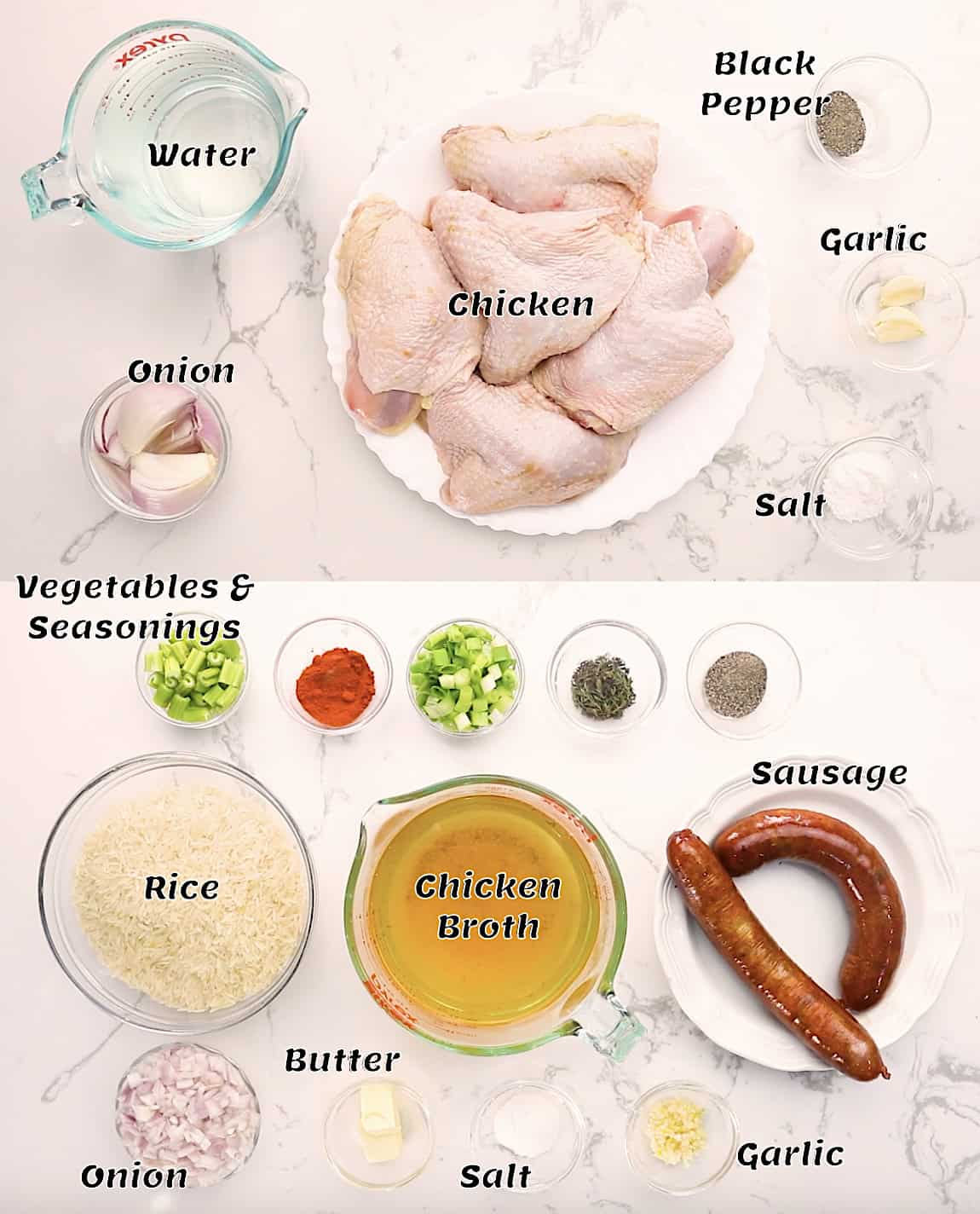 Chicken Bog Ingredients