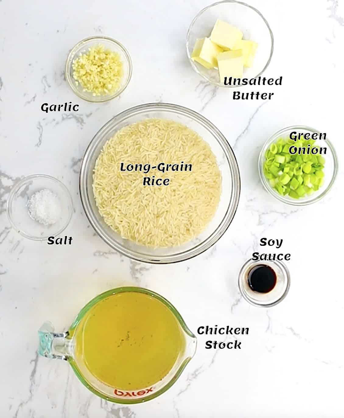 Garlic Rice Ingredients