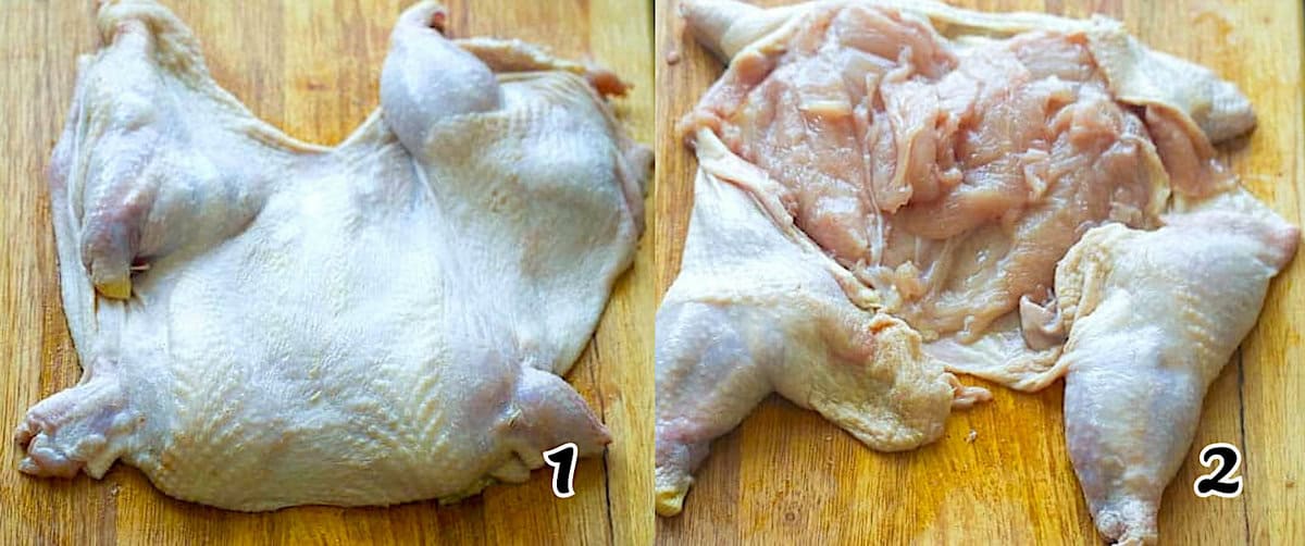 Deboning a whole chicken