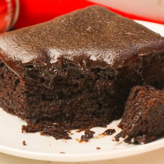 Diving into a decadent Coca-Cola cake for pure soul-satisfying goodness